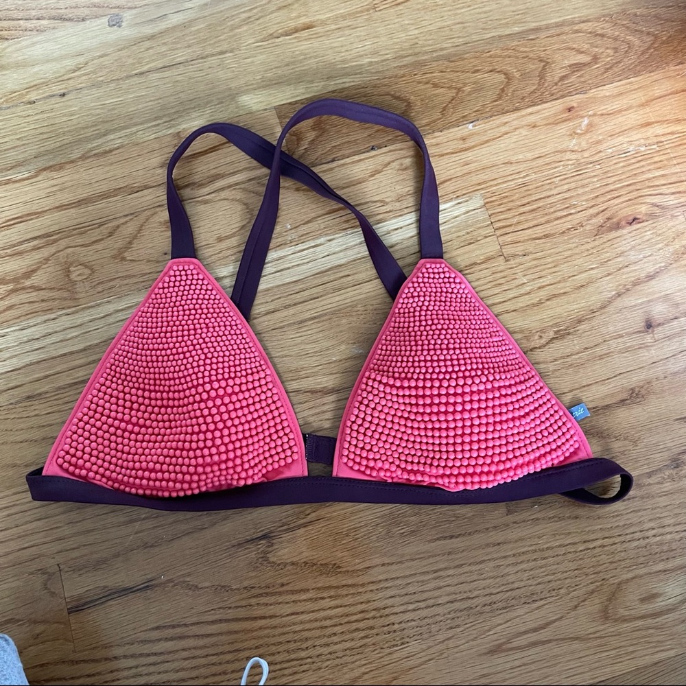 Triangle Beaded Bikini Top